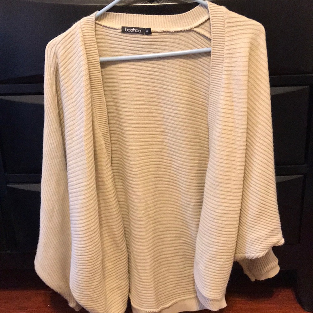 Beige cardigan size small